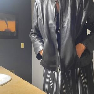 Calvin Klein soft leather jacket XXL